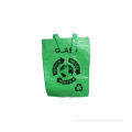 Green Large Capacity Eco Friendly Reusable Shopping Bags Pp Woven With Velcro